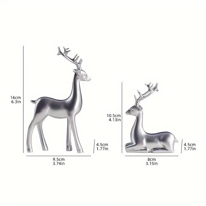 Boule de Noël Cerf élégante