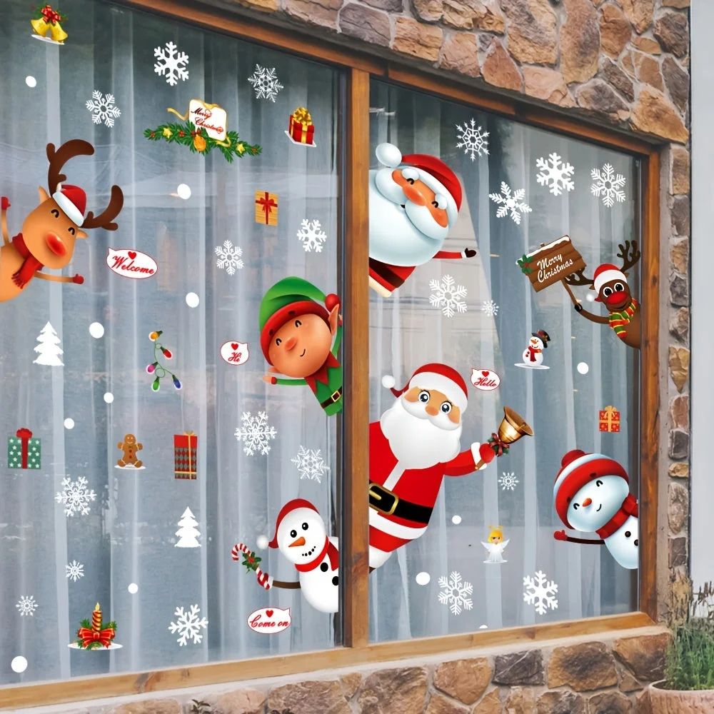 Stickers Noël Vitrine