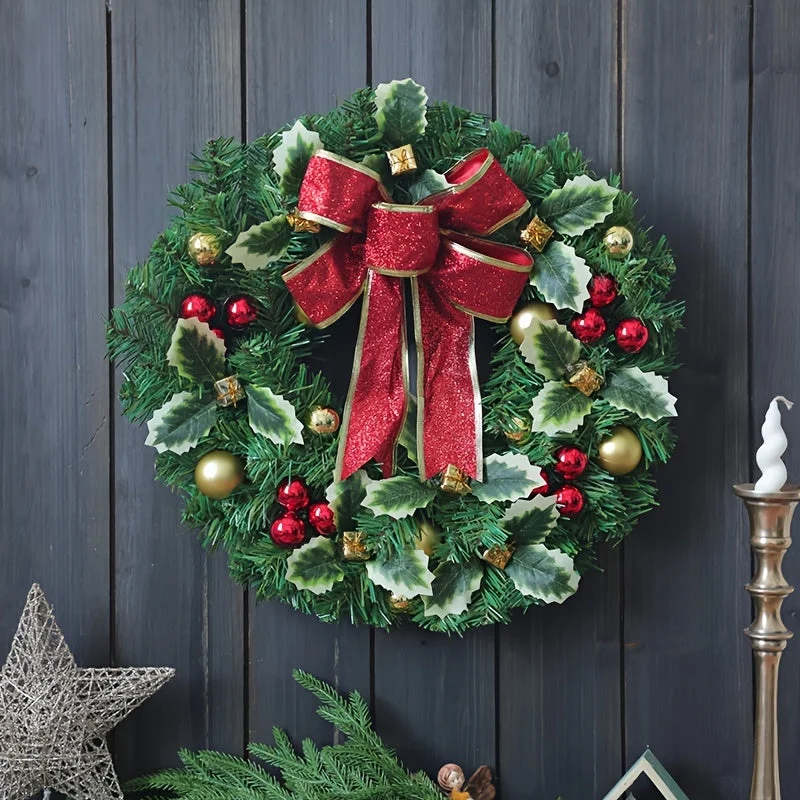 Couronne de Noël Houx