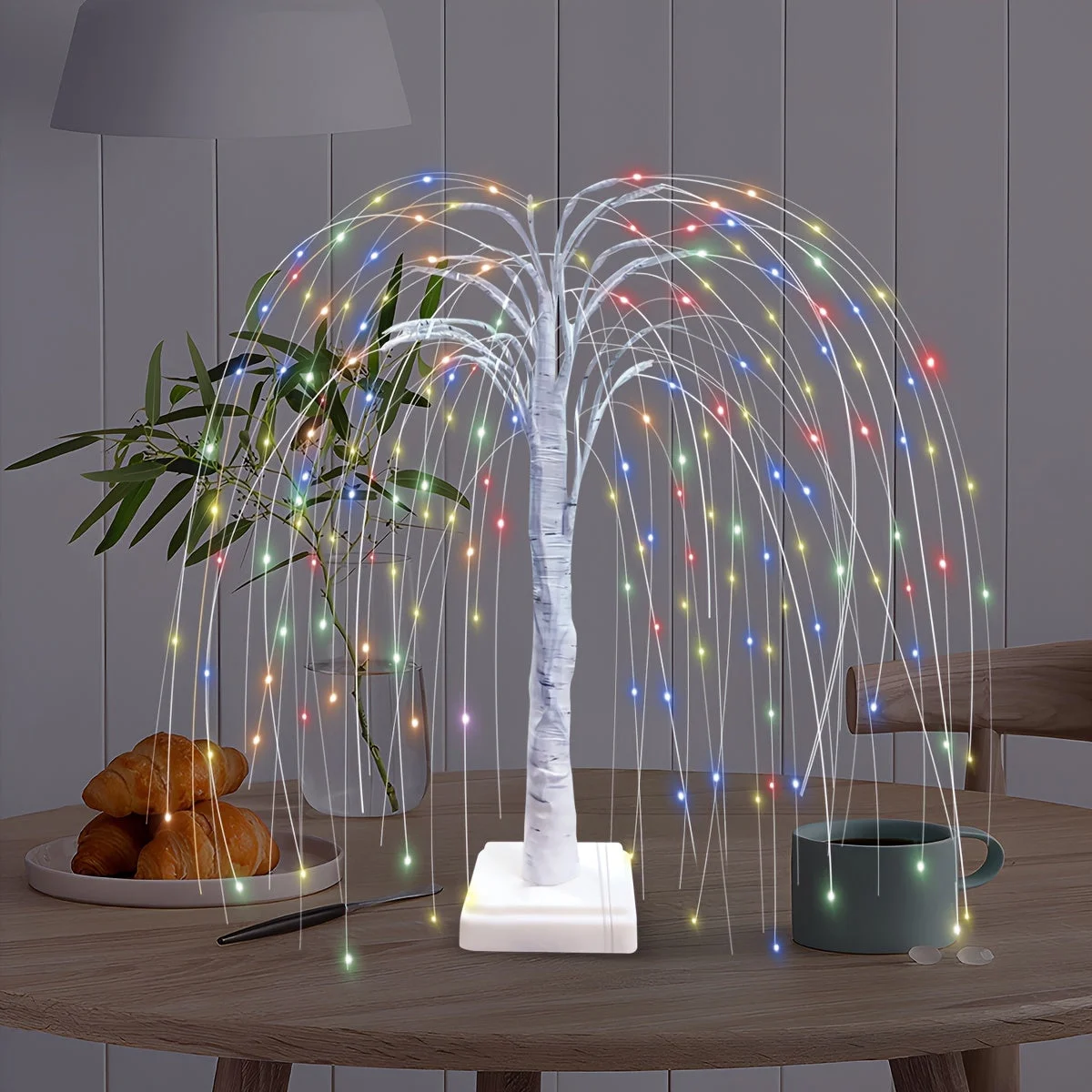 Sapin Lumineux Arc-en-Ciel en intérieur