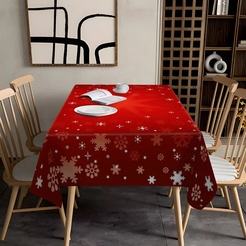 Table de Noël Nappe Rouge