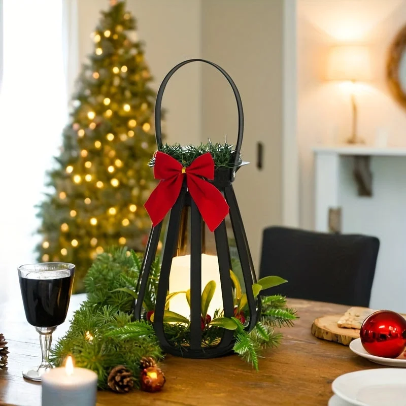 Lanterne de Noël Classique en métal