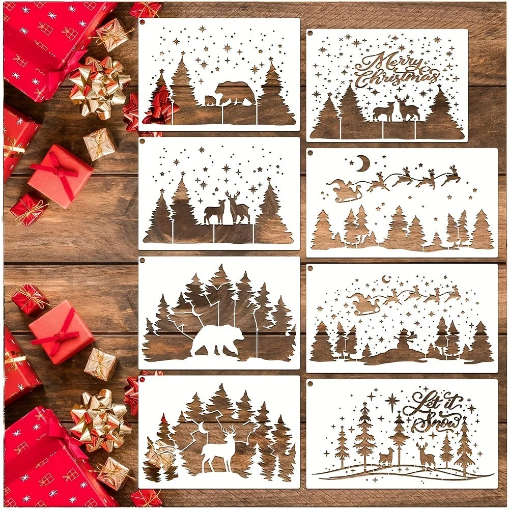 Ensemble de Pochoirs de Noël