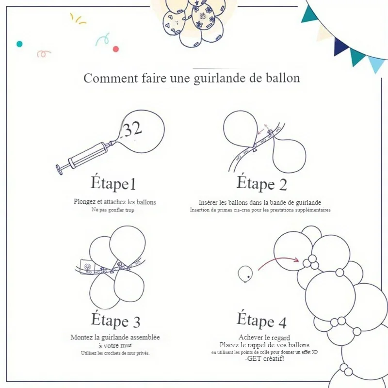 Arche de Ballon Décorative pour Noël