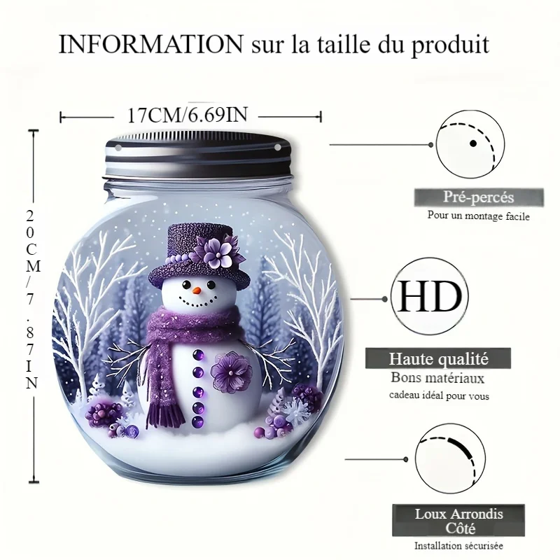 Boule de Neige Avec Bonhomme de Neige
