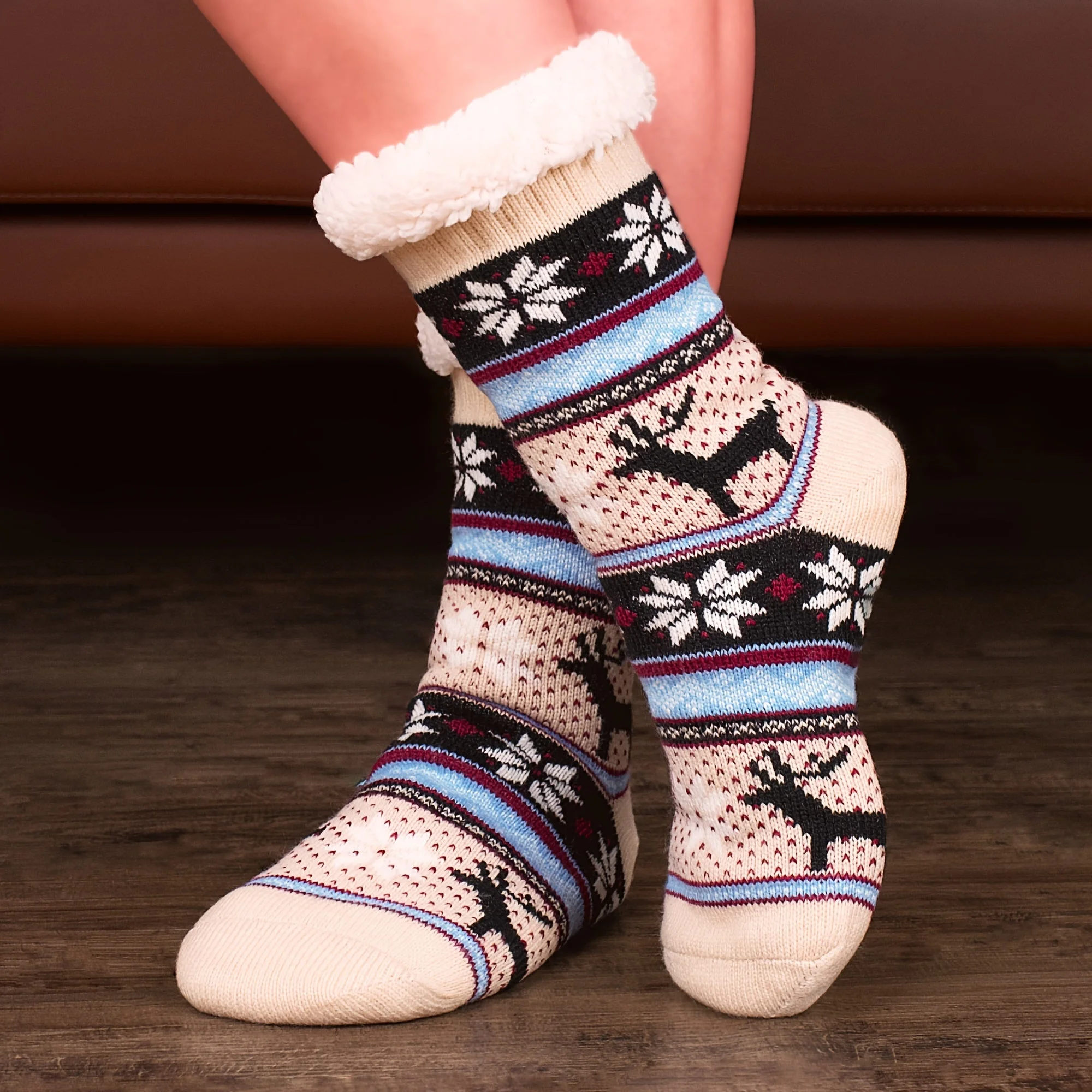 Chaussettes de Noël Antidérapantes